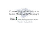 Converting Information to Topic Maps with Wandorawandora.org/download/other/tmra10/wandora_workshop_tmra2010.… · Converting Information to Topic Maps with Wandora Tutorial, Aki