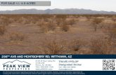 FOR SALE +/- 4.9 ACRES Peakview Logo - No Background€¦ · • Or, Buy for Speculation at This Low Price • Priced to Sell at $44,900! (Only $9,180/AC) • APN: 503-30-015F Montgomery