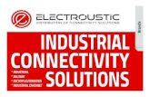 Brands INDUSTRIAL CONNECTIVITY SOLUTIONSelectroustic.co.uk/media/wysiwyg/PDFs/Electroustic... · industrial connectivity solutions based in Milton Keynes. A franchised distributor
