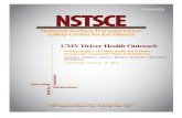CMV Driver Health Outreach - Virginia Tech€¦ · CMV Driver Health Outreach Driving Healthy: An Online Health and Wellness Resource for Commercial Motor Vehicle Drivers ... While