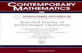 CONTEMPORARY MATHEMATICS · 2019. 2. 12. · CoNTEMPORARY MATHEMATICS 340 ~ APORTACIONES MATEMATICAS ~ SOCIEDAD MATEMATICA MEXICANA Spectral Theory of Schrodinger Operators Lecture