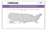 Grantee Directory: Rural Health Care Services Outreach ... · The Rural Health Care Services Outreach Program is authorized by Section 330A of the Public Health Service Act (42 U.S.C.