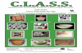 Fall t6 Class Schedule for the Laurel County Cooperative Extension · 2016. 7. 28. · Halloween upcakes 10/27/16 Holiday Ideas 10/25/16 ... decorations can add artful whimsy to interiors