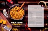 contents layout copy - wrcuatweb.org€¦ · Venison Chili Mac (Serves 8) INGREDIENTS 1 ½pounds of ground venison 1tablespoon of oil 2tablespoons of flour 1tablespoon of chili powder