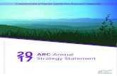 20 ARC Annual 17 Strategy Statement - Virginia · 2016 Annual Strategy Statement. The purpose of the Annual Strategy Statement is to establish our goals, objectives, and priorities