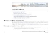 Configuring SAF - Cisco€¦ · Configuring SAF • FindingFeatureInformation,page1 • PrerequisitesforCiscoSAF,page1 • RestrictionforCiscoSAF,page2 ... [vrfvrf-name]autonomous-systemautonomous-system-number