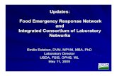Food Emergency Response Network (FERN)Updates: Food Emergency Response Network . and . Integrated Consortium of Laboratory . Networks. Emilio Esteban, DVM, MPVM, MBA, PhD. Laboratory