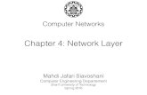 Chapter 4: Network Layermahdi.jafari.siavoshani.ir/download/courses/2016... · 4-4 Network layer transport segment from sending to receiving host on sending side encapsulates segments