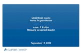 September 16, 2019 - CalPERS · Executive Summary: Global Fixed Income (GFI) 3. Major Accomplishments (2018-2019) 4. Major Initiatives (2019 -2020) 5. Investment Performance for Period