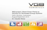 Delhi, Mumbai, Hyderabad, August/September 2015€¦ · Simplified power plant scheme . VGB PowerTech e.V.|FOLIE 8 20% 30% 40% ... Due to the remaining residual load security of supply