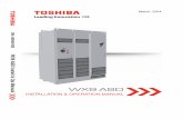 WX9 ASD 68940-000 Manual - Toshiba · This manual has been prepared for the WX9 ASD installer, user, and maintenance personnel. This manual may also be used as a reference guide or