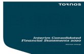 Interim Consolidated Financial Statements 2020...Tornos Interim Consolidated Financial Statements 20203 Key Figures Tornos Group st 1 HY 2020 1st HY 2019 Difference Difference Unaudited,