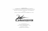 LAKELAND COMMUNITY REDEVELOPMENT AGENCY …The Management’s Discussion and Analysis section provides a narrative overview of the City of Lakeland Community Redevelopment Agency (CRA)