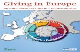 Giving in Europe - Philanthropyernop.eu/wp-content/uploads/2017/05/Giving-in...organisations. With better data, research on giving in Europe can provide a benchmark for philanthropic