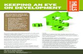keeping an eye on development - The Hills Shire€¦ · keeping an eye on development The general information that follows provides you with some basic information about Council’s