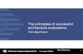 How to Effectively Evaluate Software Architecture and Identify Risks€¦ · 7 Webinar ATAM principles © 2009 Carnegie Mellon University The principles of successful architecture
