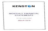 kenstonlocal.org · 2019. 3. 6. · 2017 Bond Proceed Funds Total Red Tree: First National Bank Money Market Huntington National Bank -MMAX Account UBS es ed Ba anc KENSTON LSD PORTFOLIO