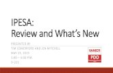 IPESA: Review and What’s New - Vanier College · Workshop Objectives 9.0-10.0 (Excellent) 8.0-8.9 (Very good) 6.5-7.9 (Good) 6.0-6.4 (Fair) 0-5.9 (Poor) Comments Review of student