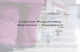 Liaison Psychiatry Services - Guidance...2015/12/01  · following people for their work in putting together this guidance: • people with an experience of our services, commissioners