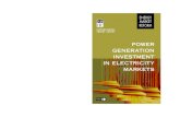 Power Generation Investment in Electricity Markets · 2018. 4. 10. · ELECTRICITY MARKETS Most IEA countries are liberalising their electricity markets, shifting the responsibility