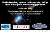 Instituto de Astrofisica de Andalucia (IAA-CSIC) Proyecto ... · Instituto de Astrofisica de Andalucia (IAA-CSIC) Proyecto Estallidos de Formacion Estelar Understanding Nebular Emission