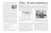 The Emeritimes - Cal State LA | We Are LA · 1971-72 catalog, the distribution of the faculty by rank was professor, 34%; associate profes - sor, 24%; and assistant professor, 42%.