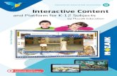 Interactive Content · interactive items organised by school subject. Digital Lessons Our digital lessons are modern teaching materials that can be used and shared by users with the