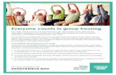 Everyone counts in group housing. - 2020 Census · Everyone counts in group housing. No matter where you live, it is important that you are counted in the 2020 Census. Information