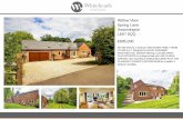 Willow View Spring Lane Swannington LE67 8QQ £695,000€¦ · Willow View occupies an excellent plot and position, quietly tucked away just off Spring Lane, passing by The Robin