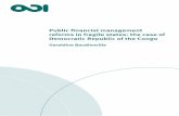 Public financial management reforms in fragile states: the case of … · 2019. 11. 11. · 3 Design and implementation of PFM reform 12 3.1 Baseline of PFM and reform starting point