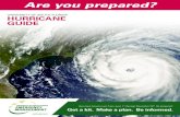 Are you prepared? - University of South Florida...Hurricanes are large, spiraling tropical cyclones that can pack wind speeds of over 160 mph and unleash more than 2.4 trillion gallons