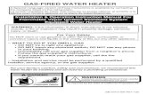 GAS-FIRED WATER HEATER - herculesindustries.com€¦ · This gas-fired water heater is design certified by CSA International under the applicable American National Standard, Z21.10.1
