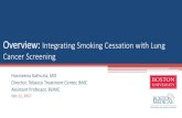 Overview: Integrating Smoking Cessation with Lung Cancer ...244o831fi1kd234mqc48ph9x-wpengine.netdna-ssl.com/...Presentati… · ATTUD & SRNT Clinical Recommendations Fucito, L.M.,