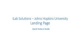 iLab%Solu*ons%–Johns%Hopkins%University% LandingPage · Use the Search tab to locate the services, technology, or expertise you need for your research. CORE IN A SOX iLabOrganizer
