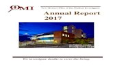 New Mexico Office of the Medical Investigator Annual ... · Annual Report 2017 3 2017 Annual Report Office of the Medical Investigator State of New Mexico Medical Investigators Kurt