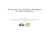 Toward an end to Hunger in Alexandriahealthieralexandria.org/uploadedFiles/healthier... · The United States Department of Agriculture (USDA) labels households lacking access “at