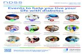 Events to help you live your life with diabetes · diabetes will bring, and share ideas about living well. Events to help you live your life with diabetes Diabetes NSW & ACT’s education