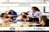 GADM 885-Public School Administration-Internship in Educational … · 2020. 8. 6. · Preparing Professional Christian Educators to go into Every Person’s World “To provide the