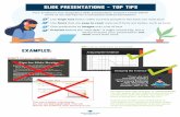 Slide Design Tips - Learning Matters · Slide Design Tips Version 1 – This is an example of a typical presentation slide. At first glance, you probably don’t see anything wrong