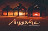 An e-magazine for Nasirat-ul-Ahmadiyya UK · 3 It is narrated by Hazrat Abu Hurairah (ra) that the Holy Prophet Muhammad (saw) said: “Allah does not see towards your shapes and