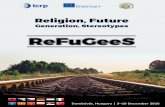 Dombóvár, Hungary | 3–10 December 2016culturalrelations.org/Files/Erasmus/ReFuGeeS_Infopack.pdf · Erasmus+ for refugees 13.00 - 15.00 Lunch 15.00 – 16.30 Cooperation towards