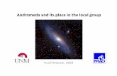 Andromeda and its place in the local groupAlso need high angular resoluOon, to be able to map the maser ‘spots’ as a funcon of me. • Very Long Baseline Interferometry (VLBI)