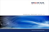 ANNUAL REPORT 2010-11 · DIRECTOR’S REPORT MCX-SX CCL ANNUAL REPORT 2010-11 To The Members, MCX SX CLEARING CORPORATION LIMITED Your Directors are pleased to present their Third