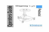 Osprey Light Operators GuideThis product has been manufactured in accordance with BS EN ISO 9001/2000 Harmonised standards applied: BS EN ISO 12100-2:2003 (Safety of machinery—Basic