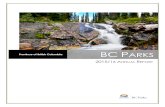 Cover Photo: Monashee Provincial Park, Thompson Cariboo ...bcparks.ca/research/year_end_report/bc-parks-annual-report-15-16.pdf · Cover Photo: Monashee Provincial Park, Thompson