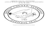GREENE COUNTY, TENNESSEE ANNUAL BUDGET FOR THE … · a resolution making appropriations to nonprofit organizations of greene county, tennessee for the fiscal year beginning july