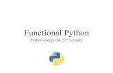 15 Functional Python - Information and Computer Sciencematuszek/cit590-2016/Lectures... · 2016. 10. 3. · yield • The yield statement enables the use of coroutines • yield is