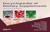 Encyclopedia of Dietary Supplements - the-eye.eu · Steffany Haaz, K. Y. Williams, Kevin R. Fontaine, and David B. Allison Black Cohosh 60 Daniel S. Fabricant, Elizabeth C. Krause,
