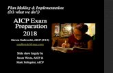 AICP Exam Preparation 2018 - American Planning Association · Purpose of the Plan •Blueprint for land use decision-making Individual & community decisions •Assure the efficient