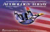 AMERICAN ACADEMY OF AUDIOLOGY 8300 …...A Sound Solution for your Employment Search @ 23 ARTICLE American Academy of Audiology Voices Concerns Over USPSTF Findings 25 Related to Newborn